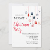 Uitnodiging voor kerstfeestdagen (Voorkant)
