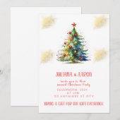 Uitnodiging voor kerstfeestdagen (Voorkant / Achterkant)