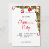 Uitnodiging voor kerstfeestdagen (Voorkant)