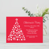Uitnodiging voor kerstfeestdagen (Staand voorkant)