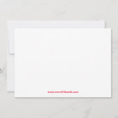 Uitnodiging voor kerstfeestdagen (Achterkant)