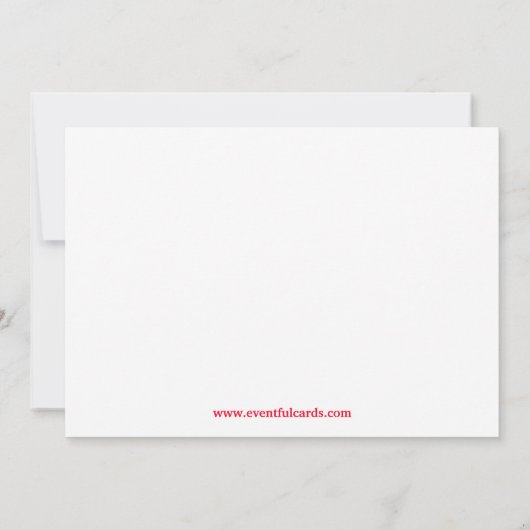 Uitnodiging voor kerstfeestdagen (Achterkant)