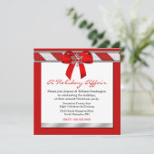 Uitnodiging voor kerstfeestdagen (Staand voorkant)