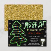 Uitnodiging voor kerstfeestdagen (Voorkant / Achterkant)