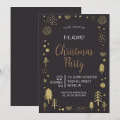 Uitnodiging voor kerstfeestdagen (Voorkant / Achterkant)