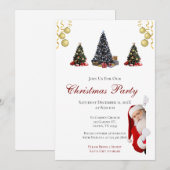 Uitnodiging voor kerstfeestdagen (Voorkant / Achterkant)