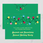 Uitnodiging voor kerstfeestdagen (Voorkant / Achterkant)