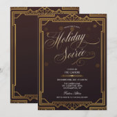 Uitnodiging voor kerstfeestdagen (Voorkant / Achterkant)