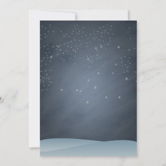 Uitnodiging voor kerstfeestdagen (Achterkant)