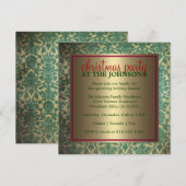 Uitnodiging voor kerstfeestdagen (Voorkant / Achterkant)