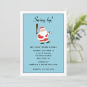 Uitnodiging voor kerstfeestdagen (Staand voorkant)