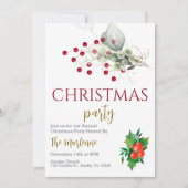 Uitnodiging voor kerstfeestdagen (Voorkant)
