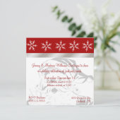 uitnodiging voor kerstfeestdagen (Staand voorkant)