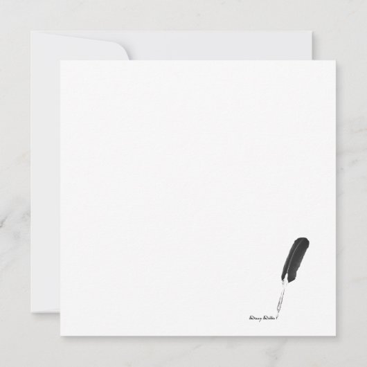  uitnodiging voor kerstfeestdagen (Achterkant)