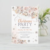 Uitnodiging voor kerstfeestdagen (Staand voorkant)