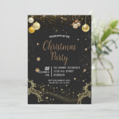 Uitnodiging voor kerstfeestdagen (Staand voorkant)