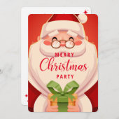 Uitnodiging voor kerstfeestdagen (Voorkant / Achterkant)