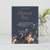 Uitnodiging voor kerstfeestdagen (Staand voorkant)