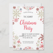 Uitnodiging voor kerstfeestdagen (Voorkant)