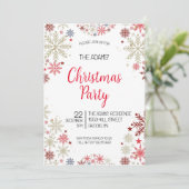 Uitnodiging voor kerstfeestdagen (Staand voorkant)