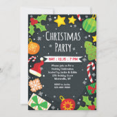 Uitnodiging voor kerstfeestdagen (Voorkant)