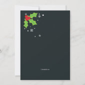 Uitnodiging voor kerstfeestdagen (Achterkant)