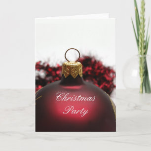 Uitnodiging voor kerstfeestdagen