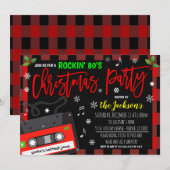 Uitnodiging voor kerstfeestdagen (Voorkant / Achterkant)