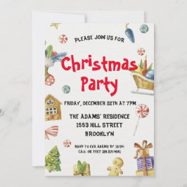 Uitnodiging voor kerstfeestdagen