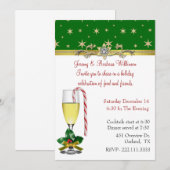 Uitnodiging voor kerstfeestdagen (Voorkant / Achterkant)