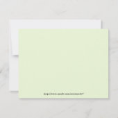 Uitnodiging voor kerstfeestdagen (Achterkant)