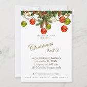 Uitnodiging voor kerstfeestdagen (Voorkant)