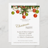 Uitnodiging voor kerstfeestdagen (Voorkant / Achterkant)