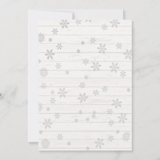 Uitnodiging voor kerstfeestdagen (Achterkant)