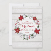 Uitnodiging voor kerstfeestdagen (Achterkant)