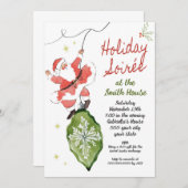 Uitnodiging voor kerstfeestdagen (Voorkant / Achterkant)