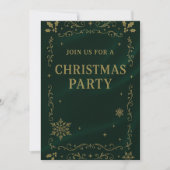 Uitnodiging voor kerstfeestdagen (Voorkant)