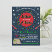 Uitnodiging voor kerstfeestdagen (Staand voorkant)