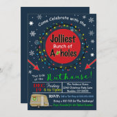 Uitnodiging voor kerstfeestdagen (Voorkant / Achterkant)