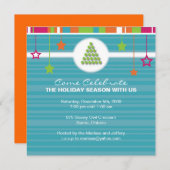 Uitnodiging voor kerstfeestdagen (Voorkant / Achterkant)