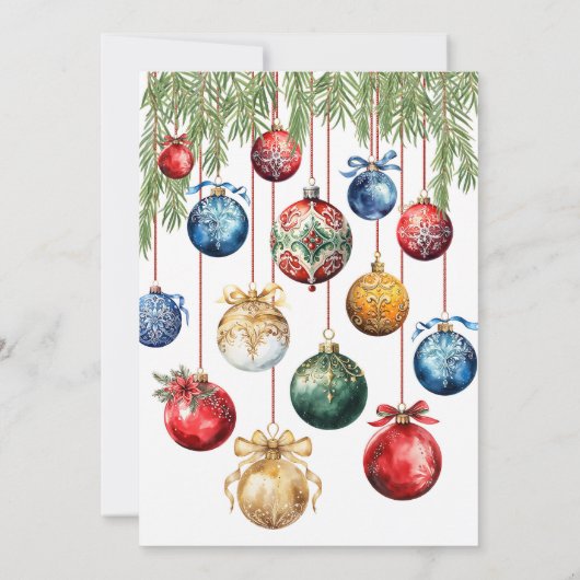 Uitnodiging voor kerstfeestdagen (Achterkant)