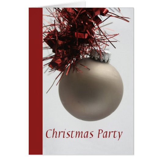 Uitnodiging voor kerstfeestdagen (Voorkant)