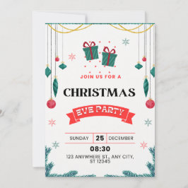 Uitnodiging voor kerstfeestdagen