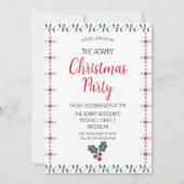 Uitnodiging voor kerstfeestdagen (Voorkant)