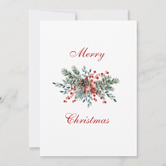 Uitnodiging voor kerstfeestdagen (Achterkant)