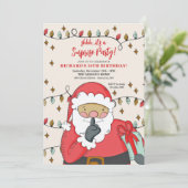 Uitnodiging voor kerstfeestdagen (Staand voorkant)