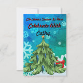 Uitnodiging voor kerstfeestdagen (Voorkant)