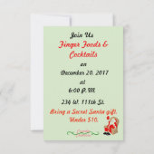 Uitnodiging voor kerstfeestdagen (Achterkant)