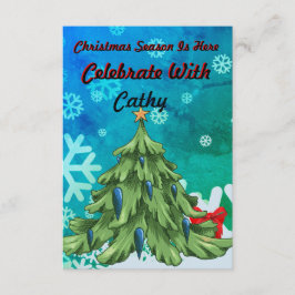 Uitnodiging voor kerstfeestdagen