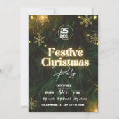 Uitnodiging voor kerstfeestdagen (Voorkant)